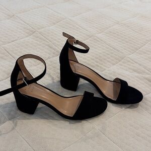 a new day Black Block Heel Sandals